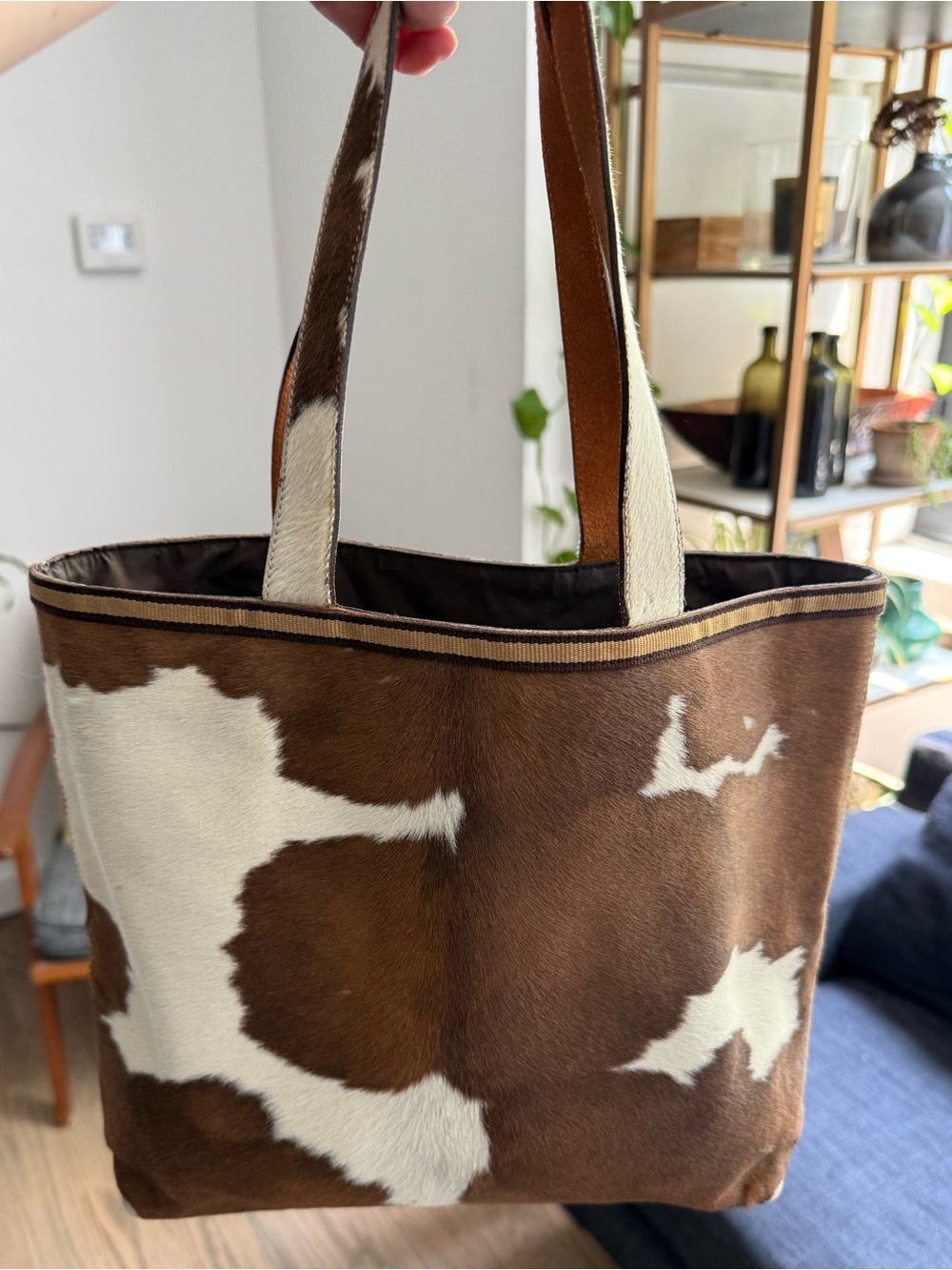 Miu Miu 1999 collection calf hair tote, in well cared for vintage condition